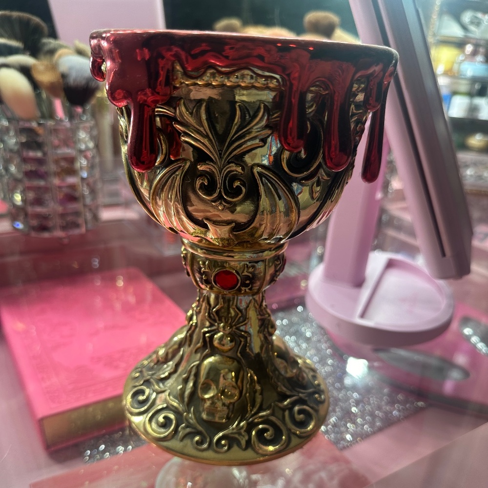 ULTRA RARE B&BW Vampire Goblet Candle Holder